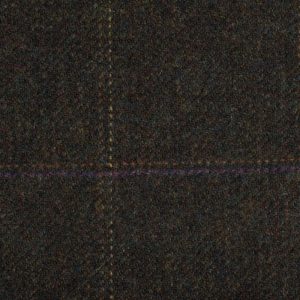 19022 – dark Green with rust /Gold /purple Check