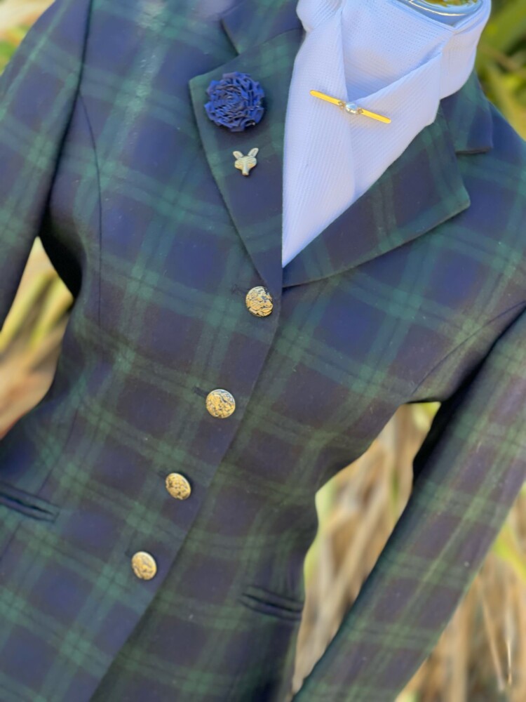 Navy/Dark Green Tweed (Size 12 & 14)