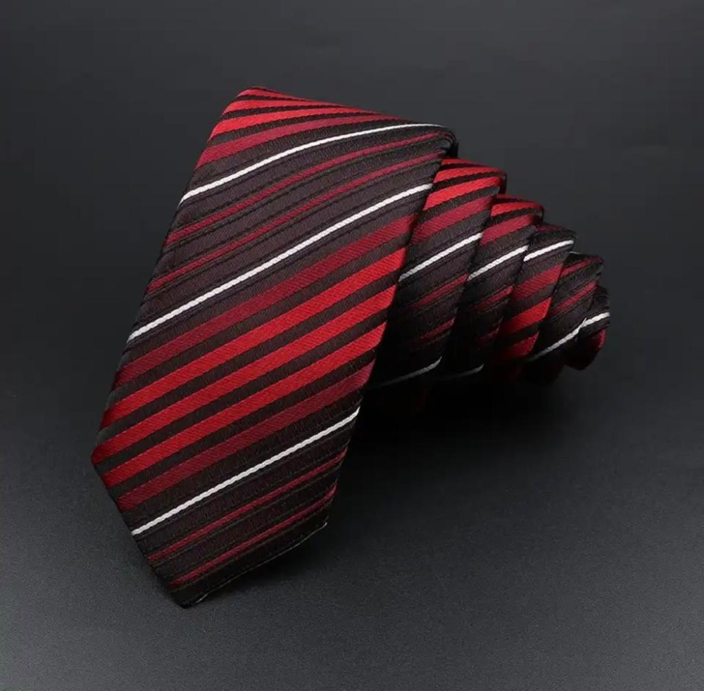 Red Stripe Tie