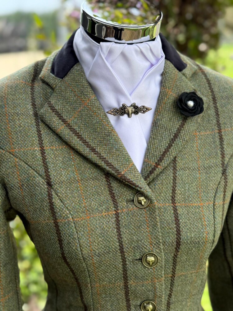 Green Tweed / Black Trim