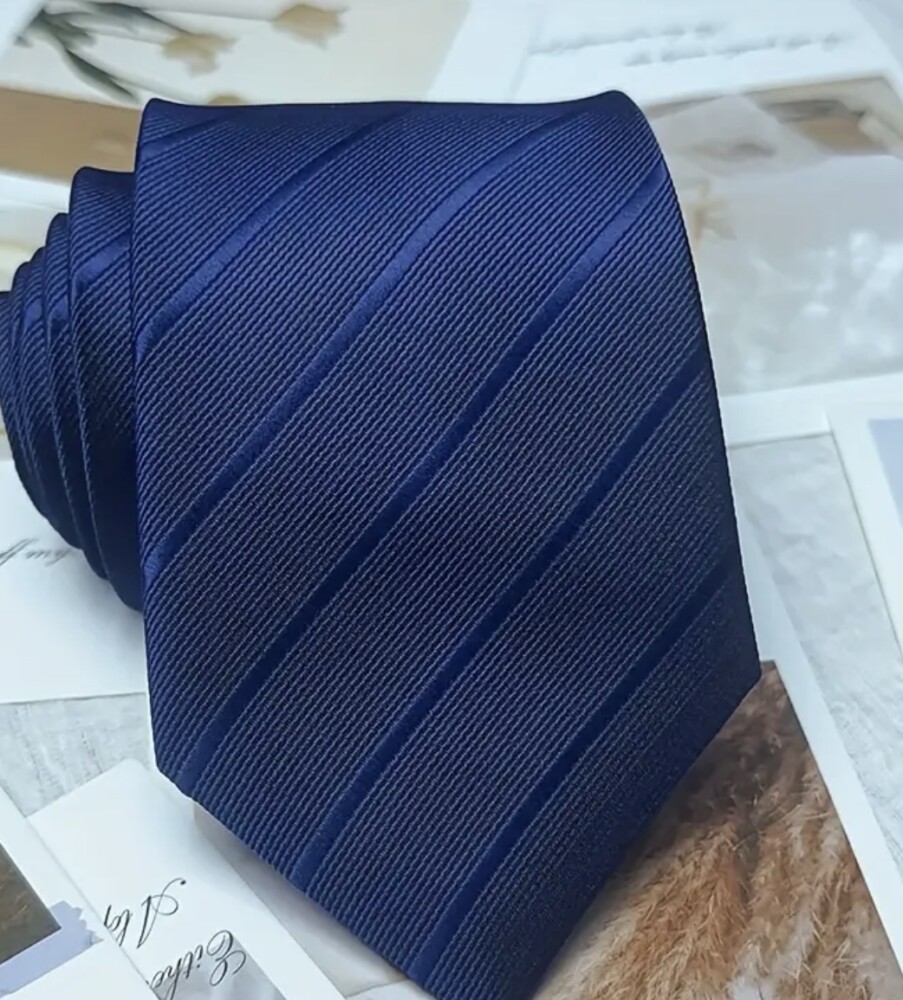Navy Stripe Tie